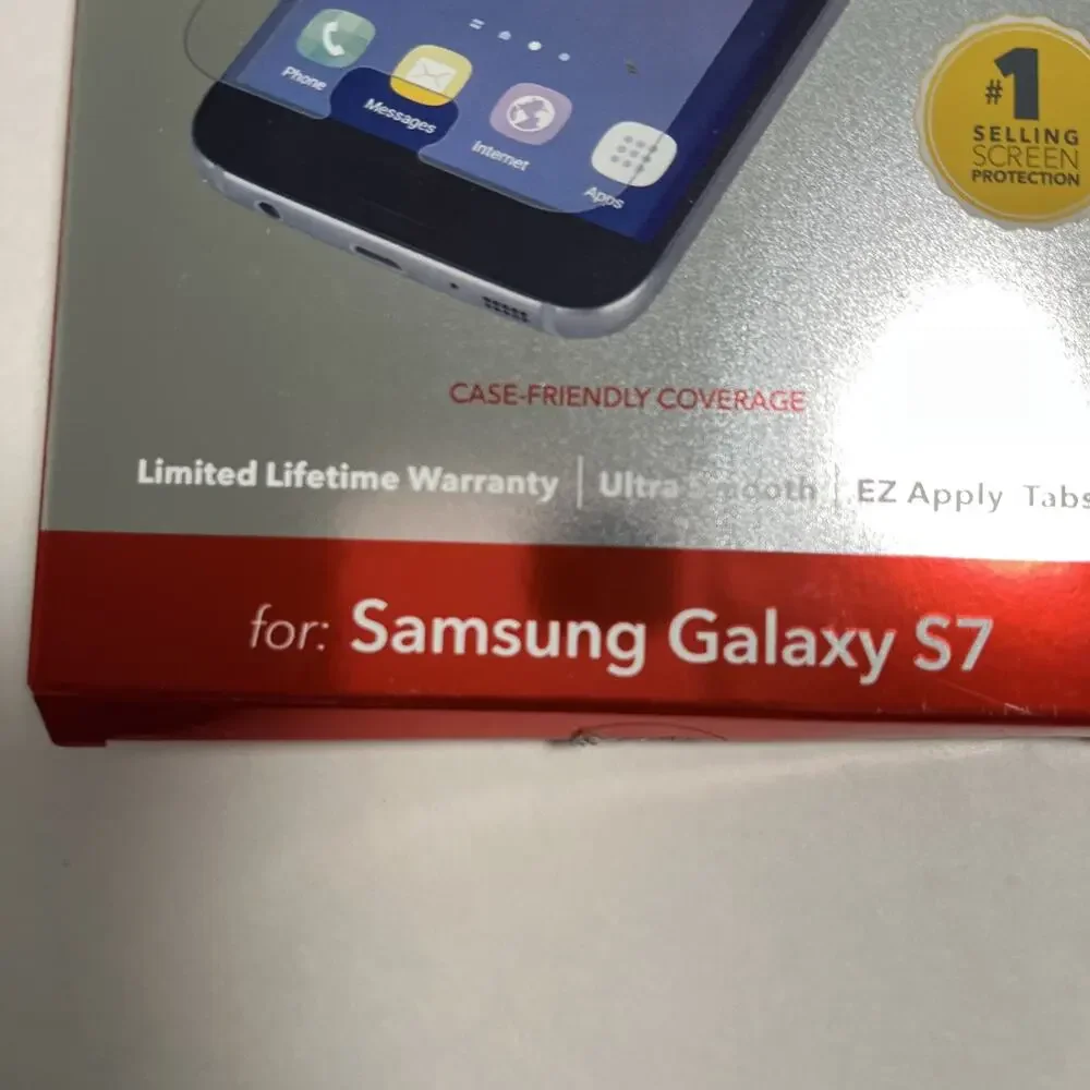 ZAGG Invisible Shield‎ Glass Screen Protector For Samsung Galaxy S7 Open But New
